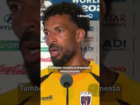 Vozinha, goleiro da seleção de Cabo Verde, é eleito o melhor em campo no empate com a Espanha