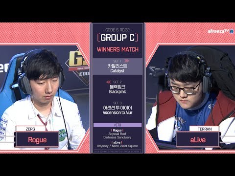 [2018 GSL Season 1]Code S Ro.32 Group C Match3 Rogue vs aLive