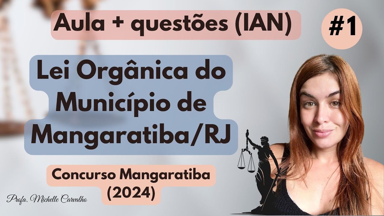 | IAN | LEI ORGÂNICA DO MUNICÍPIO DE MANGARATIBA/RJ - #1
