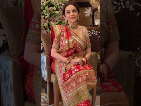 Nita Ambani Diamond Saree Collection | Nita Ambani and Mukesh Ambani #mukeshambani #nitaambani