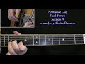 Paul Simon Armistice Day Intro Guitar Lesson