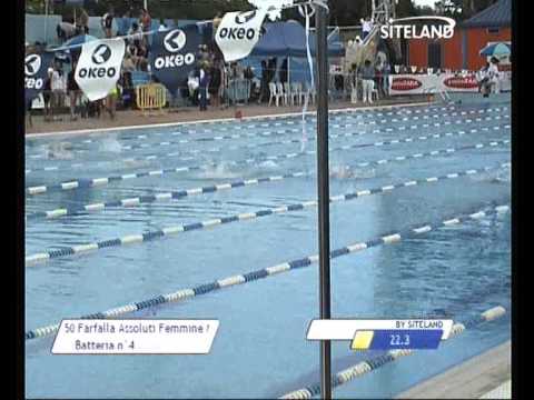 Serie 6 dei 50 Farfalla  Assoluti Femmine Master - 13 Memorial Andrea Bettiol