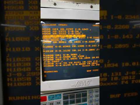 Haas VF1 - 1st Gen - High Speed Machining