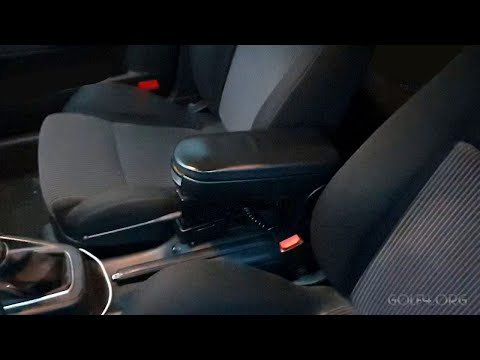 🇩🇪 VW Golf IV Mittelarmlehne nachrüsten, mit Teilenummer der Kleinteile