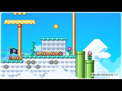 Super Mario UniMaker 1 .S.2 #12 - Cloudy day