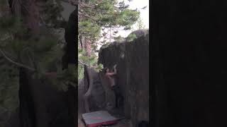 Video thumbnail of Trail of Tears, V5. Lake Tahoe