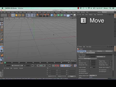 Cinema 4D QuickStart 01 The Layout