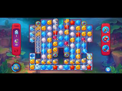 Fishdom Hard level 7962 no boosters フィッシュダム