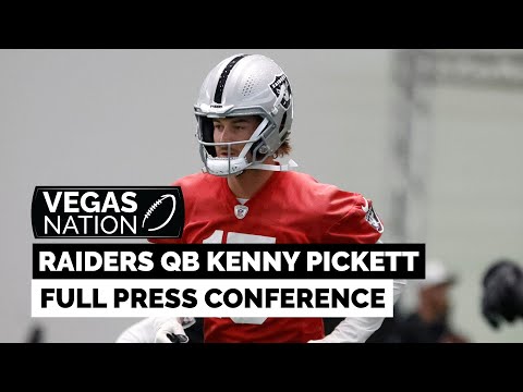 Raiders introduce new QB Kenny Pickett