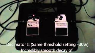 ISP Decimator II (G-string) vs Decimator I