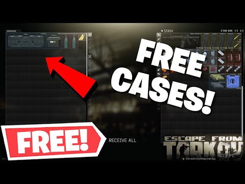 Escape From Tarkov - HOW TO GET YOUR FREE WEAPON CASE, AMMO CASE, & MOONSHINE! 750K+ FOR FREE!