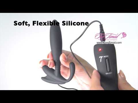 massaggiatore prostatico in silicone adam & eve