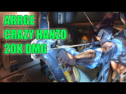 ARRGE CRAZY HANZO 20K DMG HILARIOUS POTG - PRO OVERWATCH SEASON 22