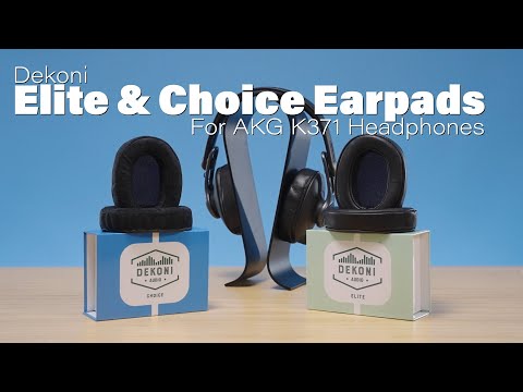 Dekoni Audio Choice Suede Replacement Ear Pads AKG K371 Headphones