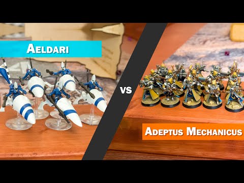 Aeldari vs Adeptus Mechanicus - Warhammer 40k battle report 9th Edition
