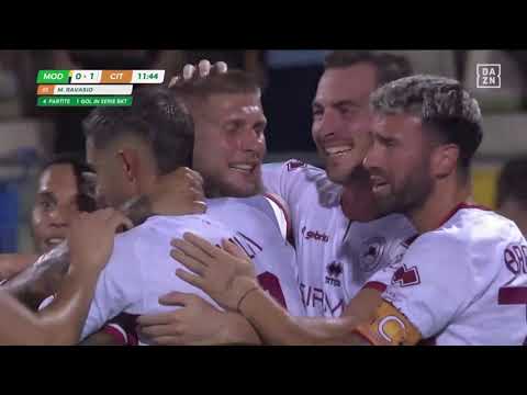 Il gol di Mario Ravasio in Modena Cittadella