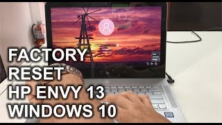 How to ║ Restore Reset a HP Envy 13 to Factory Settings ║ Windows 10