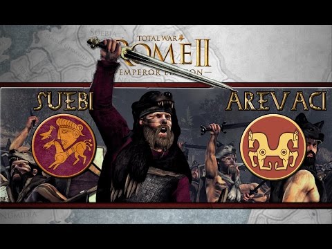 Total War: Rome 2 Suebi vs Arvaci "Two-legged beasts"