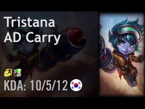 Tristana AD Carry vs Ezreal - Deft - KR Challenger Path 6.2