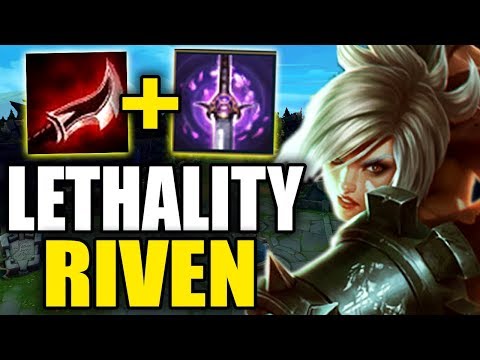 ULTIMATE RIVEN LETHALITY BUILD! - Season 10 Riven Gameplay (League of Legends)