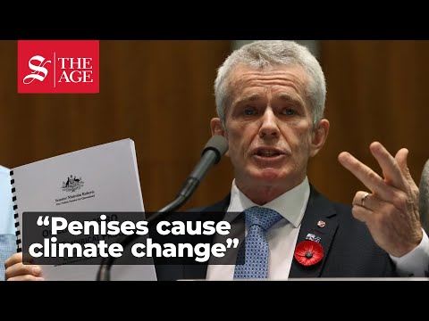 'Penises cause climate change' cited by Malcolm Roberts