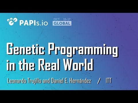 Genetic Programming in the Real World - Leonardo Trujillo and Daniel E. Hernández (ITT)