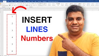 How to Insert Line Number in Word Document