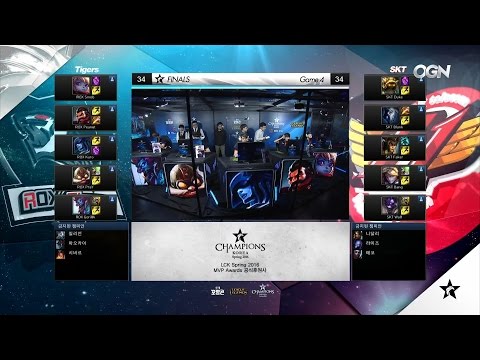 ROX vs SKT Game 4 Highlights - ROX TIGERS vs SK TELECOM T1 - LCK SPRING 2016 PLAYOFFS FINAL