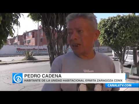 Habitantes de la unidad de Ermita en Iztapalapa, denuncian agrietamientos en sus viviendas