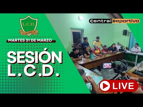 🔴 En vivo | Reunión del Concejo directivo de la Liga Central de Deportes | martes 31 de marzo