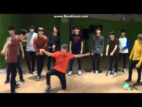 130927 SEVENTEEN dance battle 'Teach Me How To Dougie'