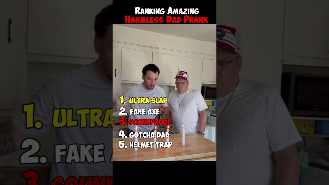 Ranking Best Harmless Dad Pranks!💀