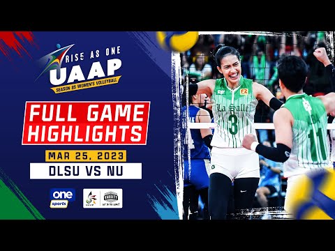 DLSU vs. NU round 2 highlights | UAAP Season 85 Women's Volleyball - Mar. 25, 2023