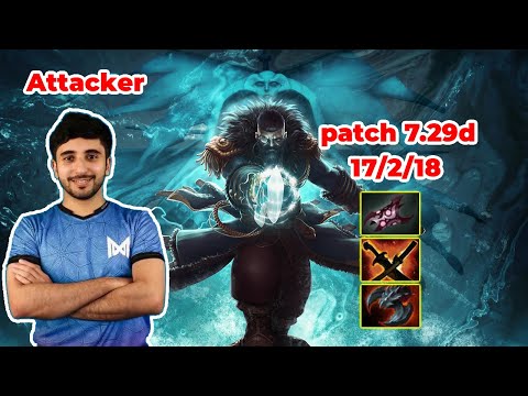 Attacker Guts Kunkka Mid - DOTA 2 7.29d - MMR rank - Dota2 Gameplay [Learn To PRO dota2]