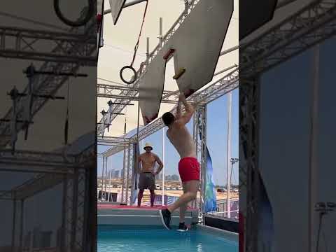 The HARDEST obstacle at Israeli Ninja Warrior Championship #shorts