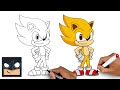 How To Draw Super Sonic | Drawing Tutorial (Step by Step)