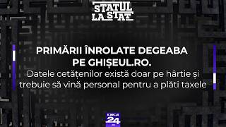Statul la stat. Primării înrolate degeaba pe ghișeul.ro