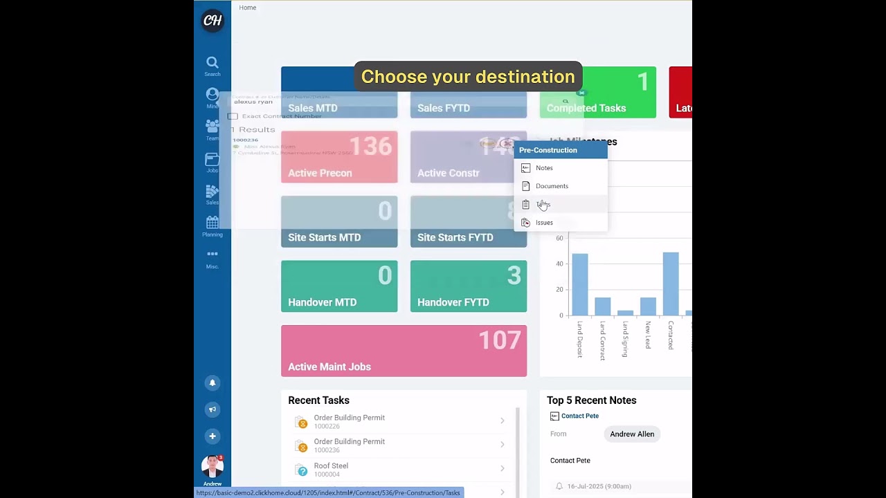 ClickHome Tips and Tricks - Quick Navigation