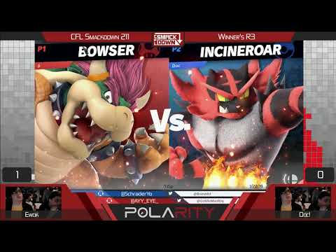 CFL Smackdown Ultimate 211 - Doc! (Incineroar) vs Ewok (Bowser) - Winners R3