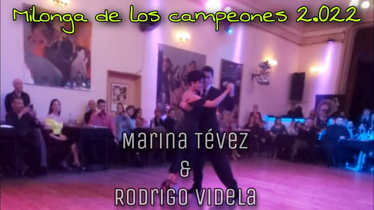 Marina Tévez y Rodrigo Videla en la Milonga de Los Campeones 🪗 Que vas buscando muñeca, Tanturí.