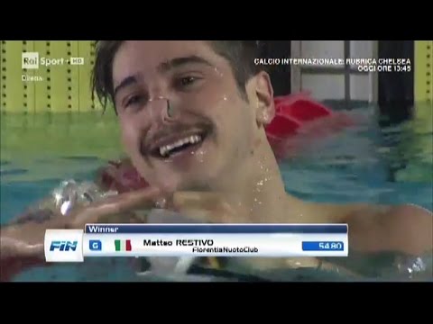 04-04-2017 mat. 100 Dorso M Batteria 3 Restivo Matteo 54,80 Campionato Italiano Assoluto 2017 v.50