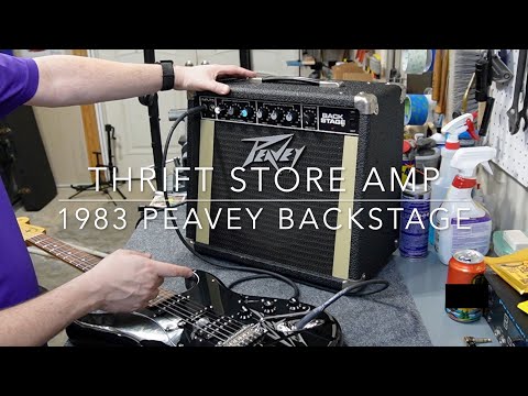 Thrift Store Guitar Amp Cleaning and Maintenance: 1983 Peavey Backstage 20W