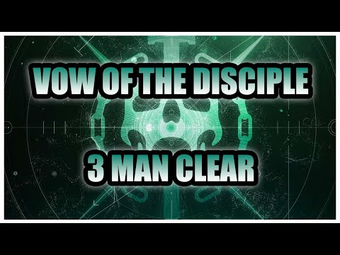 3 MAN CLEAR // VOW OF THE DISCIPLE FULL RAID GAMEPLAY // Destiny 2 The Witch Queen