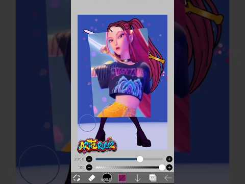 Monster High Mira #art #kpopdemonhunters #mira  #digitalart #drawing #shorts #fyp  #monsterhigh