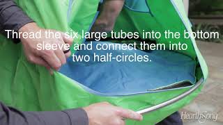 How To Assemble the Go HangOut HugglePod Using the Crescent Stand