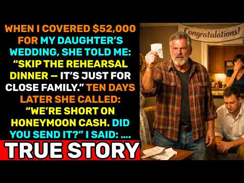 My Daughter Took $52,000 For Her Wedding — Then Asked For Honeymoon Cash...