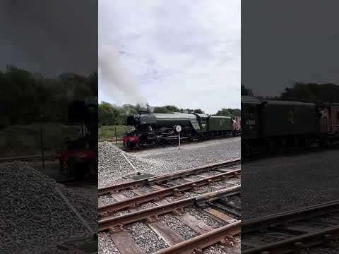 Flying Scotsman running ​at Locomotion 13/08/24 #flyingscotsman #hornby #locomotive #britishrailways