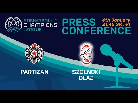 Partizan v Szolnoki Olaj - Press Conference - Basketball Champions League