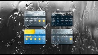 MSN weather - sidebar gadget (Windows 7)
