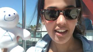 My dearest friend Tatyana doing a word for Oprah... do you see Simon watching over her?:-)